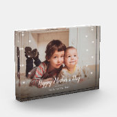 幸せな母の日のカスタムな写真のブロック フォトブロック (左)