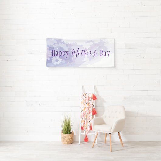 幸せな母の日のパーティーの旗 横断幕 (インサイチュ)