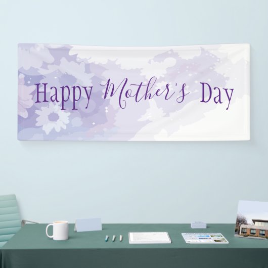 幸せな母の日のパーティーの旗 横断幕 (トレードショー)
