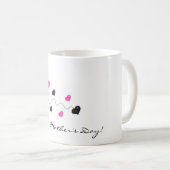 幸せな母の日のマグ コーヒーマグカップ (正面右)