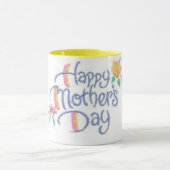 幸せな母の日のマグ マグカップ (中央)