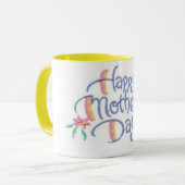 幸せな母の日のマグ マグカップ (正面左)