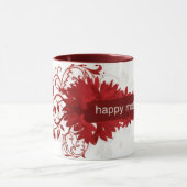 幸せな母の日のマグ マグカップ (中央)