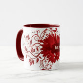 幸せな母の日のマグ マグカップ (正面左)