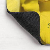 幸せな母の日のラッパスイセンの花のマウスパッド マウスパッド (コーナー)