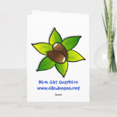 幸せな母の日のリスカード カード (裏面)