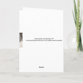 幸せな母の日の娘 カード (裏面)