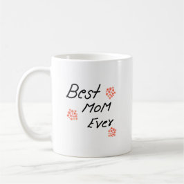 幸せな母の日の手書きシンプルのマザーデーパーソナライズされた コーヒーマグカップ