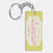 幸せな母の日の挨拶状 キーホルダー (正面左)
