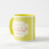 幸せな母の日の挨拶状 マグカップ (正面左)