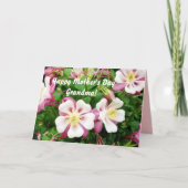 幸せな母の日の祖母! カード (正面)