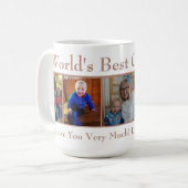 幸せな母の日の祖母 コーヒーマグカップ (正面左)