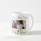 幸せな母の日の祖母 コーヒーマグカップ (正面右)