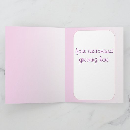 幸せな母の日の菓子のコーギー カード (内部)