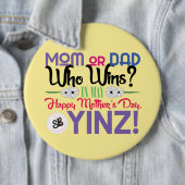 幸せな母の日のYinzメガボタンPin 缶バッジ (インサイチュ)