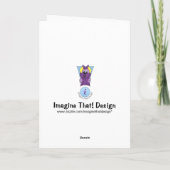 幸せな母の日は上がりました カード (裏面)