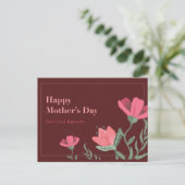 幸せな母の日は永遠にカードマグネットあなたを愛 ポストカード (スタンド正面)