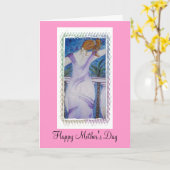 幸せな母の日カード カード (黄色い花)