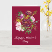 幸せな母の日カード カード (黄色い花)