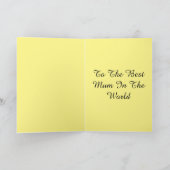 幸せな母の日カード カード (内部)