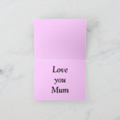 幸せな母の日カード カード (内部)