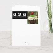 幸せな母の日カード- Zazzle カード (裏面)