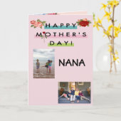 幸せな母の日ナナ! カード (黄色い花)