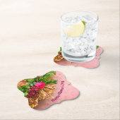 幸せな母の日パーソナライズされた、 ペーパーコースター (インサイチュ)