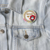 幸せな母の日ボタン-子猫 缶バッジ (インサイチュ)