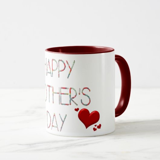 幸せな母の日マグギフトアイディア マグカップ (正面右)