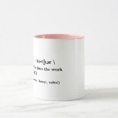 幸せな母の日マグ母おもしろい引用文ギフトアイディア マグカップ (中央)
