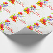 幸せな母の日7の包装紙 ラッピングペーパー (角)