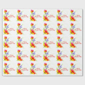 幸せな母の日7の包装紙 ラッピングペーパー (フラット)