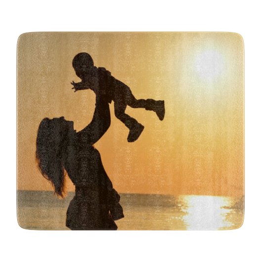 幸せな母の日 カッティングボード (正面)
