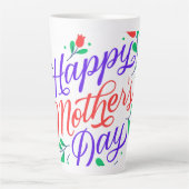 幸せな母の日 カフェラテマグ (正面)