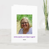 幸せな母の日 カード (裏面)