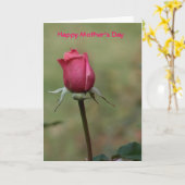 幸せな母の日 カード (黄色い花)