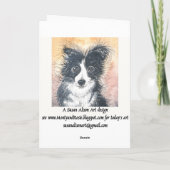 幸せな母の日 カード (裏面)