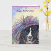 幸せな母の日 カード (黄色い花)