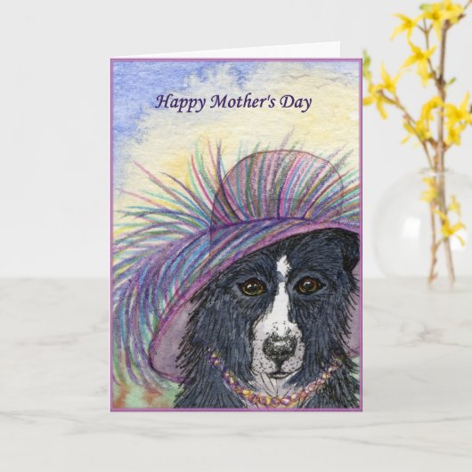 幸せな母の日 カード (黄色い花)