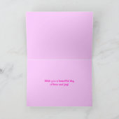 幸せな母の日 カード (内部)