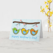 幸せな母の日 カード (黄色い花)