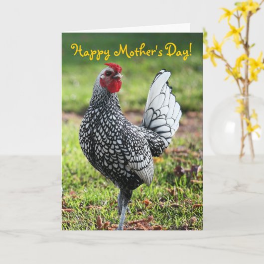 幸せな母の日! カード (黄色い花)