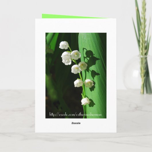 『幸せな母の日』 カード (裏面)