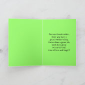 『幸せな母の日』 カード (内部)