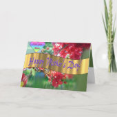 幸せな母の日 カード (正面)