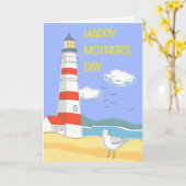 幸せな母の日 カード (黄色い花)