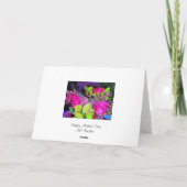 幸せな母の日! カード (裏面)