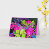 幸せな母の日! カード (黄色い花)