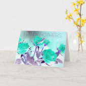 幸せな母の日 カード (黄色い花)